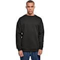 Miniatyrbild 4 av 4: Bygg ditt varumärke Herr Crew Neck Plain Sweatshirt 3XL Svart Black 3XL