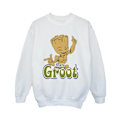 Miniatyrbild 1 av 4: Guardians Of The Galaxy Boys Groot Dancing Sweatshirt 3-4 år White 3-4 Years