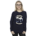 Miniatyrbild 2 av 3: Netflix Dam/Damer The Witcher Jul Varg Sweatshirt 5XL Navy Blue 5XL