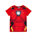 Miniatyrbild 3 av 3: Iron Man Pojk Pyjamas Set 2-3 År Röd Red 2-3 Years