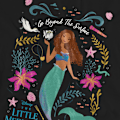 Miniatyrbild 3 av 6: Den lilla sjöjungfrun Unisex Vuxen Go Beyond The Surface Ariel T-shirt Black L
