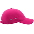 Miniatyrbild 3 av 4: Atlantis Action 6 Panel Chino Baseball Cap One Size Fuchsia Fuchsia One Size