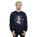 Miniatyrbild 2 av 5: Disney Princess Mens Belle Winter Silhouette Sweatshirt XXL Marinblå Navy Blue XXL