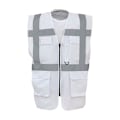 Miniatyrbild 1 av 2: Yoko Hi-Vis Premium Executive/Manager Väst / Jacka (2-pack) White L