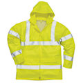 Miniatyrbild 3 av 3: Portwest Hi-Vis regnjacka (H440) / Säkerhetskläder / Arbetskläder M Gul Yellow M