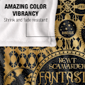 Miniatyrbild 4 av 6: Fantastiska Vidunder Art Deco Filt One Size Flerfärgad Multicoloured One Size