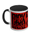 Miniatyrbild 1 av 3: Rick And Morty Inner Two Tone Rick Mugg En Storlek Röd/Svart Red/Black One Size