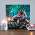 Miniatyrbild 2 av 4: Lisa Parker Fairy Stories Canvas Framed Plaque One Size Green/B Green/Blue/Grey One Size