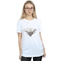 Miniatyrbild 2 av 5: Gremlins Dam/Damer Kingston Falls Sport Bomull Boyfriend T- White M