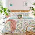 Miniatyrbild 4 av 4: Furn Taormina Blommigt Påslakanset Enkelsäng Flerfärgad Multicoloured Single