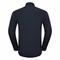 Miniatyrbild 2 av 6: Russell Collection Herr Långärmad Poly-Cotton Easy Care Skräddarsydd Poplin French Navy M