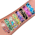 Miniatyrbild 3 av 3: Moon Glitter Holografiska Glitterformer Set One Size Flerfärgad Multicoloured One Size