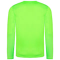 Miniatyrbild 2 av 2: AWDis Cool Mens Moisture Wicking Long-Sleeved T-Shirt S Electri Electric Green S