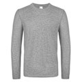 Miniatyrbild 1 av 3: B&C Herr #E150 Långärmad T-shirt XL Sportgrå Sport Grey XL
