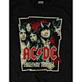 Miniatyrbild 3 av 3: AC/DC Unisex Vuxen Highway To Hell Sketch T-shirt M Svart Black M