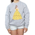 Miniatyrbild 3 av 5: Disney Princess Girls Classic Belle Sweatshirt 9-11 år Sport Sports Grey 9-11 Years