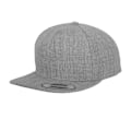 Miniatyrbild 1 av 3: Flexfit Classic Snapback keps för män, en storlek, gråmelerad Heather Grey One Size