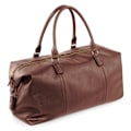 Miniatyrbild 1 av 3: Quadra NuHude Faux Läder Weekender Holdall Väska (2-pack) På Tan One Size