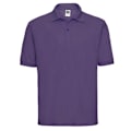 Miniatyrbild 1 av 3: Russell Herr Poloskjorta i Polycotton Pique XXL Lila Purple XXL