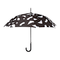 Miniatyrbild 1 av 3: Something Different Bat All-Over Print Stick Umbrella One Size Black/White One Size