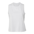 Miniatyrbild 1 av 2: Bella + Canvas Dam/Dam Crop Racerback Tank Top XL Solid W Solid White XL