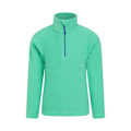 Miniatyrbild 1 av 3: Mountain Warehouse Barn/Barn Camber II Halv Zip Fleece Jacke Dark Green 7-8 Years