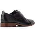 Miniatyrbild 3 av 3: Base London Herr Cast Waxy Snörning Läder Brogue Sko 11 UK Svart Black 11 UK
