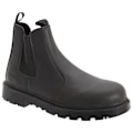 Miniatyrbild 1 av 5: Grafters Mens Grinder Safety Twin Gusset Läder Dealer Boots 1 Black 15 UK
