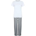 Miniatyrbild 1 av 3: Towel City Dam/Dam Heather Lång Pyjamas Set M Vit/Heather White/Heather M