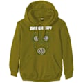Miniatyrbild 1 av 2: Green Day Unisex Vuxen Mask Hoodie S Grön Green S