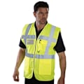 Miniatyrbild 3 av 3: Yoko Unisex Vuxen Executive Hi-Vis Säkerhetsväst M Gul Yellow M