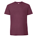 Miniatyrbild 1 av 3: Fruit Of The Loom Mens Iconic 195 Ringspun Premium T-shirt S UK Burgundy S UK