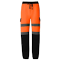 Miniatyrbild 1 av 2: Yoko Hi-Vis Joggingbyxor för Herr XXL Orange/Marinblå Orange/Navy XXL