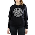 Miniatyrbild 3 av 6: Supernatural Dam/Kvinnor Symbol Cirkel Sweatshirt L Svart Black L