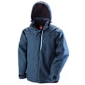 Miniatyrbild 1 av 2: WORK-GUARD by Result Unisex Vuxen Texturerad Denimjacka 4XL Marinblå Navy Blue 4XL