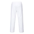Miniatyrbild 2 av 2: Portwest Herr Twill Bagarbyxor 4XL R Vit White 4XL R