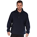 Miniatyrbild 3 av 3: Regatta Herr Thor Overhead Anti-Pill Fleece Top 3XL Mörk Marinblå Dark Navy 3XL