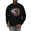Miniatyrbild 3 av 5: Marvel Herr Guardians Of The Galaxy Neon Gamora Sweatshirt XL B Black XL