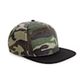 Miniatyrbild 1 av 2: Beechfield Camouflage Retro Snapback Cap One Size Jungle Camo/ Jungle Camo/ Black One Size