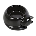 Miniatyrbild 1 av 3: Something Different Keramisk Katt Tealight Hållare En Storlek Svart Black One Size