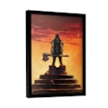 Miniatyrbild 2 av 3: Frazetta The Executioner inramad affisch 40cm x 30cm Röd/Gul/Svart Red/Yellow/Black 40cm x 30cm