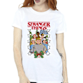 Miniatyrbild 3 av 4: Netflix Dam/Kvinnor Stranger Things Jul Affisch Bomull B White 3XL