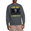 Miniatyrbild 5 av 5: Star Trek Unisex Vuxen The Corbomite Maneuver Sweatshirt M Gråmelerad Charcoal M