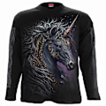 Miniatyrbild 1 av 3: Spiral Direct Unisex Celtic Unicorn Långärmad T-shirt för vuxna Black L