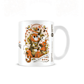 Miniatyrbild 1 av 2: Ilustrata Kitty's Awakening Mug One Size Vit/Orange/Grön White/Orange/Green One Size