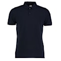 Miniatyrbild 1 av 2: Kustom Kit Klassic Superwash 60°C Heavyweight Slim Polo Sh för män Navy Blue XS
