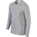 Miniatyrbild 4 av 5: Gildan Soft Style långärmad T-shirt för män (5-pack) M Sport Sport Grey (RS) M