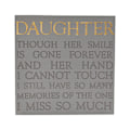 Miniatyrbild 2 av 3: Thoughts of You Minnesplakett - Dotter One Size Grå Grey One Size