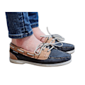 Miniatyrbild 2 av 3: Dublin Shoes Dam/Kvinnor Millfield Arena Nubuck Båtskor 6 Navy/Pink 6 UK