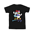 Miniatyrbild 1 av 3: Disney Girls Minnie Mouse och Daisy Bomull T-shirt 5-6 år Svart Black 5-6 Years